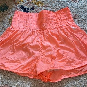 Coral free people shorts